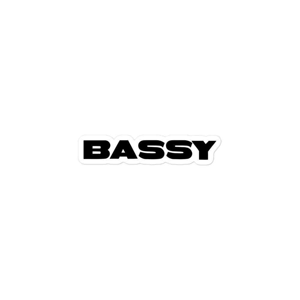 Bassy Sticker